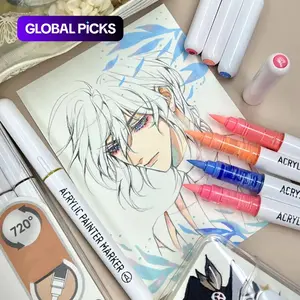 Back to School Painting Pen Set with 81/126/207 Color Options, Soft Head for Multi-Material Creativity, Perfect for Student DIY Art, Art Marker Set