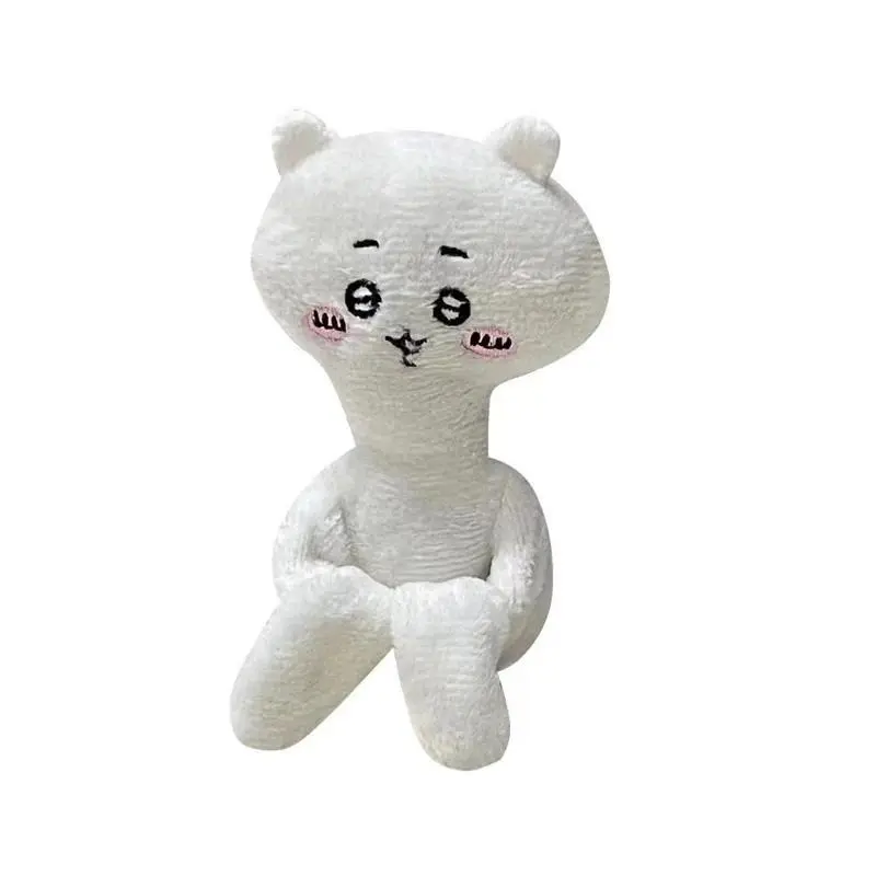 Hachiware Self Deprecating Bear Plush Keychain Cute Little Feet Hanging Doll Kawaii Stuffed Animal Bag Charm Gift