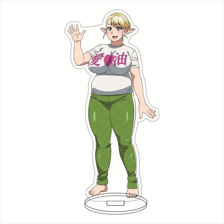 16CM Anime Figure Elf-san wa Yararenai‌ Kuroeda Raya‌ Haruzaki‌ Tomohiro Naoe Kurahana‌ Cos Acrylic Stand Ornaments Gifts