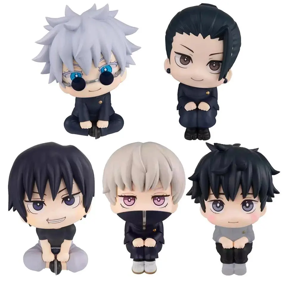 JJK Series Anime Action Figures for Anime Fans - Gojo Satoru, Geto Suguru, Inumaki Toge, Fushiguro Megumi, Toji, Okkotsu Yuta, Itadori Yuuji, Ryomen Sukuna, Nanami - 10cm, Unisex