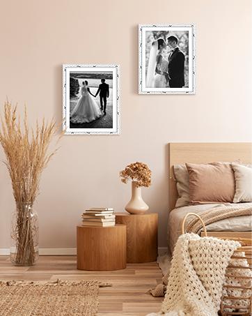 Rustic Oak 24x36 Frame Single Frame 24 x 36 Poster Frame for Artwork Puzzles Photos Movie Posters Picture Frames