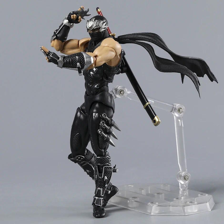 Revoltech Yamaguchi Ninja Gaiden Ryu Hayabusa 1/12 Scale Articulated Action Figure With Bonus Collectible Model For Game Fans
