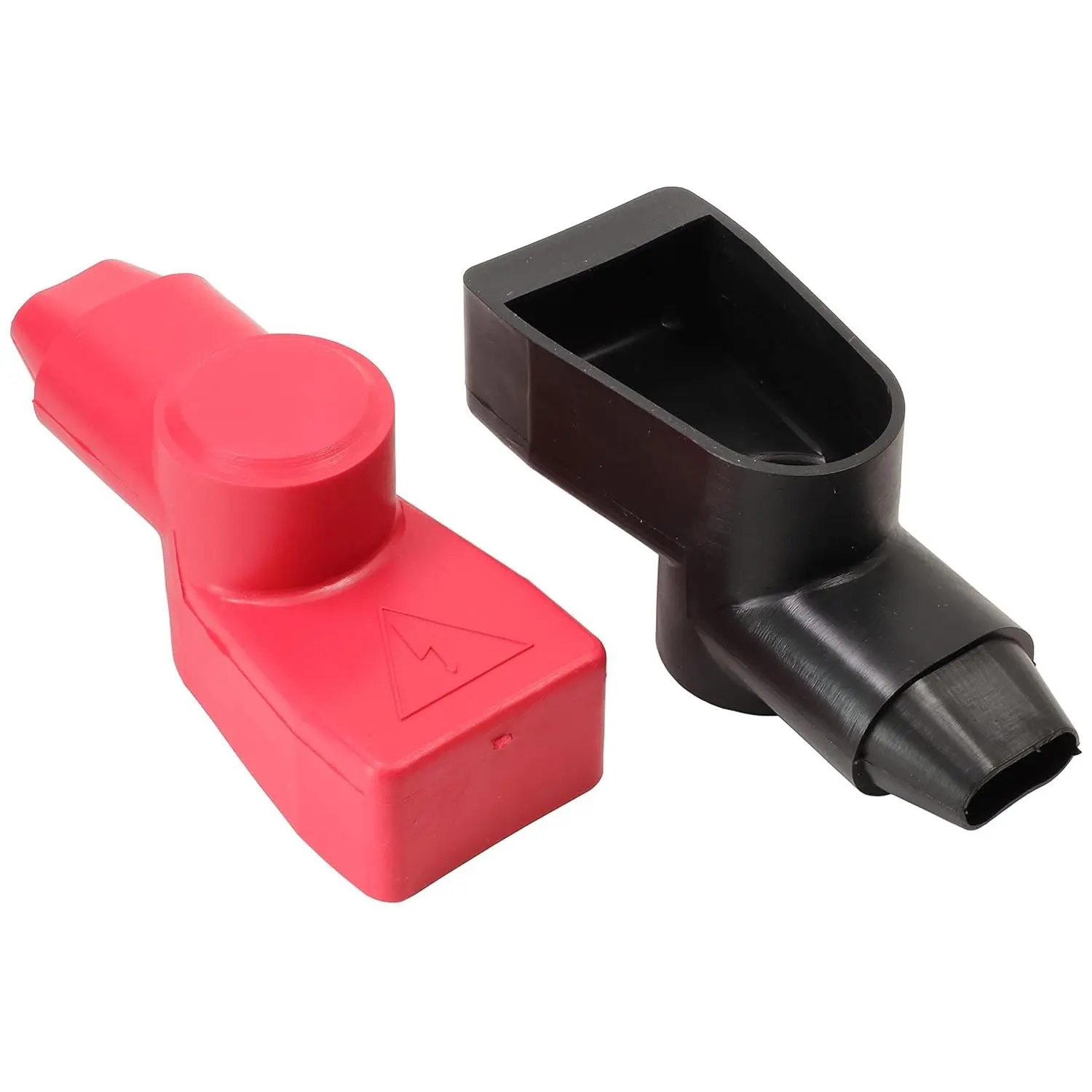Plastic Marine Battery Terminal Cover Set, Automotive & Motorcycle Battery Protection Accessory for Car Repair & Inspection