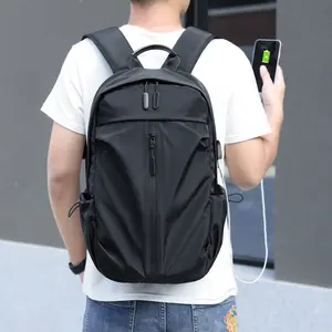Lightweight waterproof travel backpack, men's large-capacity business laptop bag, casual minimalist business fashion backpack