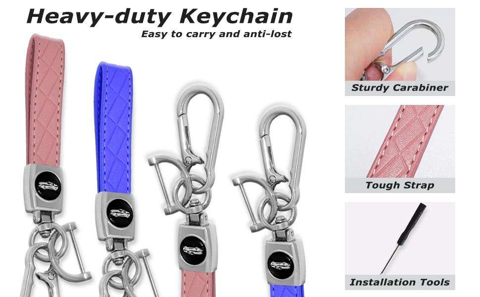 for Ford Key Fob Cover, TPU 3 Buttons Key Case Shell Full Protection for Ford Explorer Bronco Fusion Edge Sport Escape Bronco F150 Pink Car Key Cover with Keychain