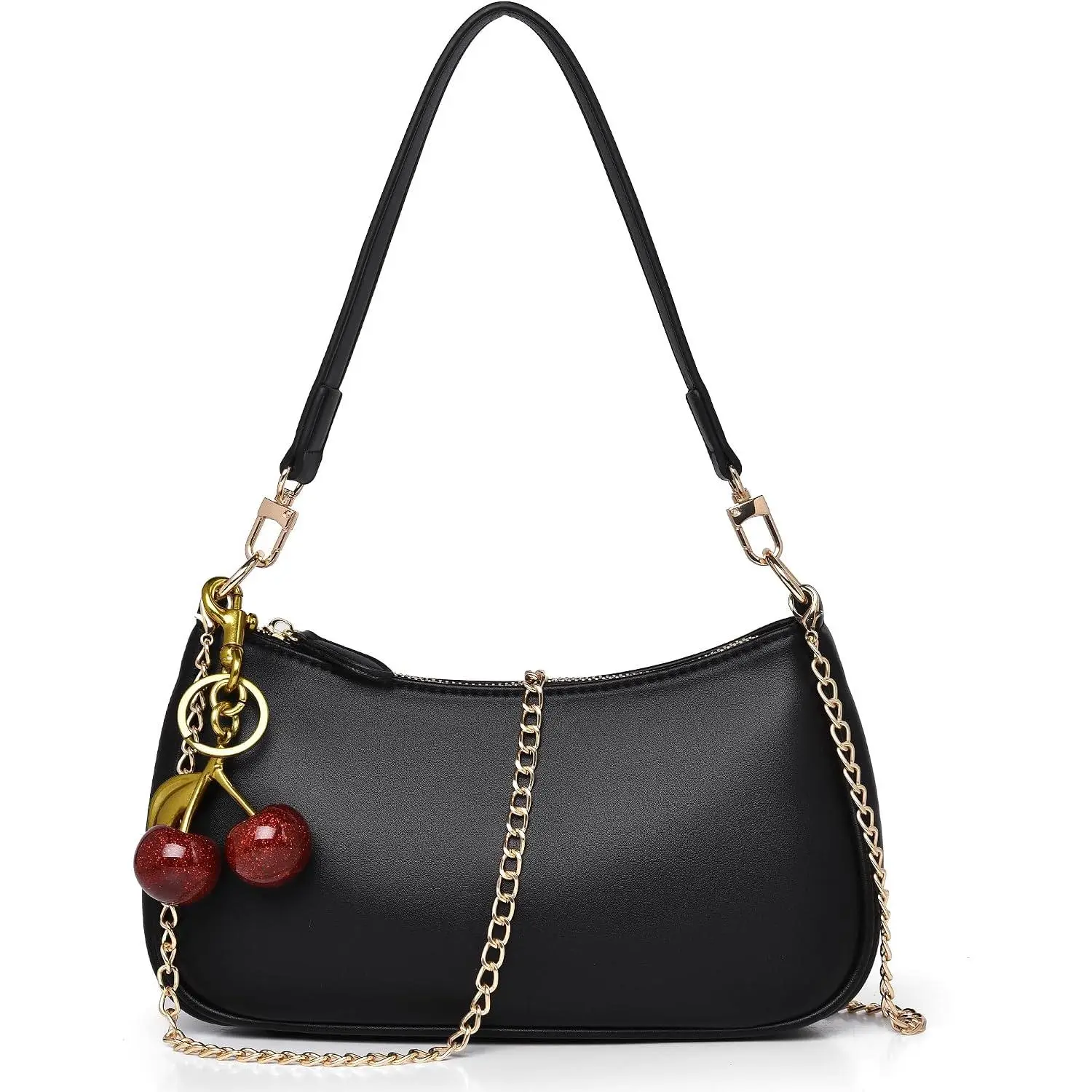 Bag for Women Cute Underarm Cherry Purse Retro Clutch Hobo Handbag Small Crossbody Bags