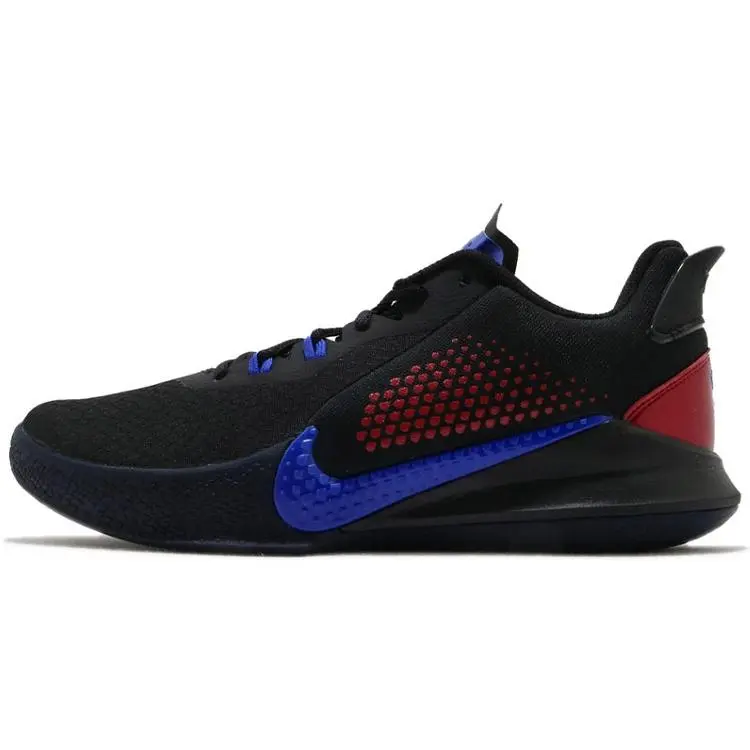 Nike Mamba Fury EP Retro Basketball Shoes for Men and Women – Low-Top Black Blue Red Verifiable, with credentials and supporting global authentication