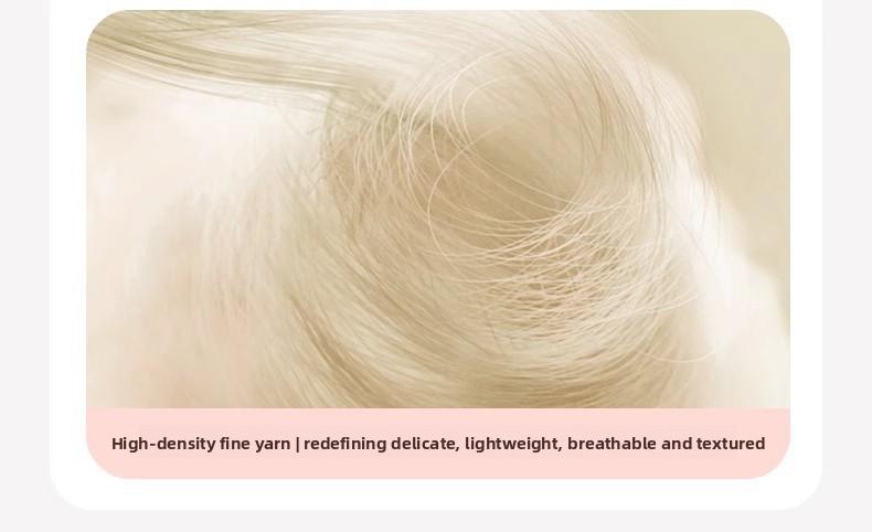 (White Swan Series ‌ ) Women's Ultra-Thin, Snag-Resistant, Nude-Colored Pineapple-Textured Tights, Bare-Leg Illusion, 0D Sheer Pantyhose, Non-Slip Waistband, for Spring and Summer