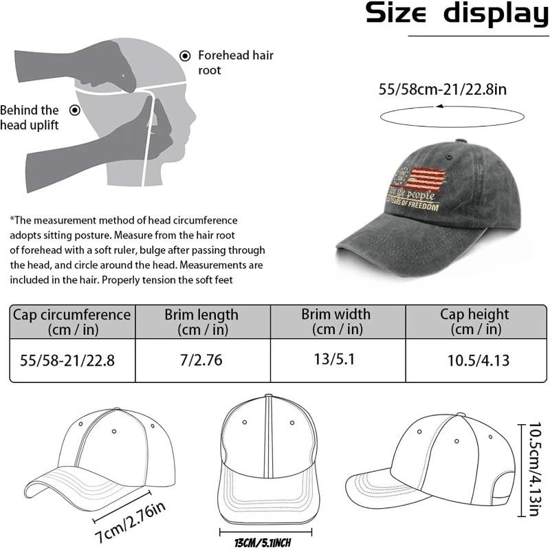 1pc Retro Washed Printted U.S. 250th Anniversary 250 Years Freedoms 1776-2026 Baseball Hats,suitable for Daily Wear Parties
