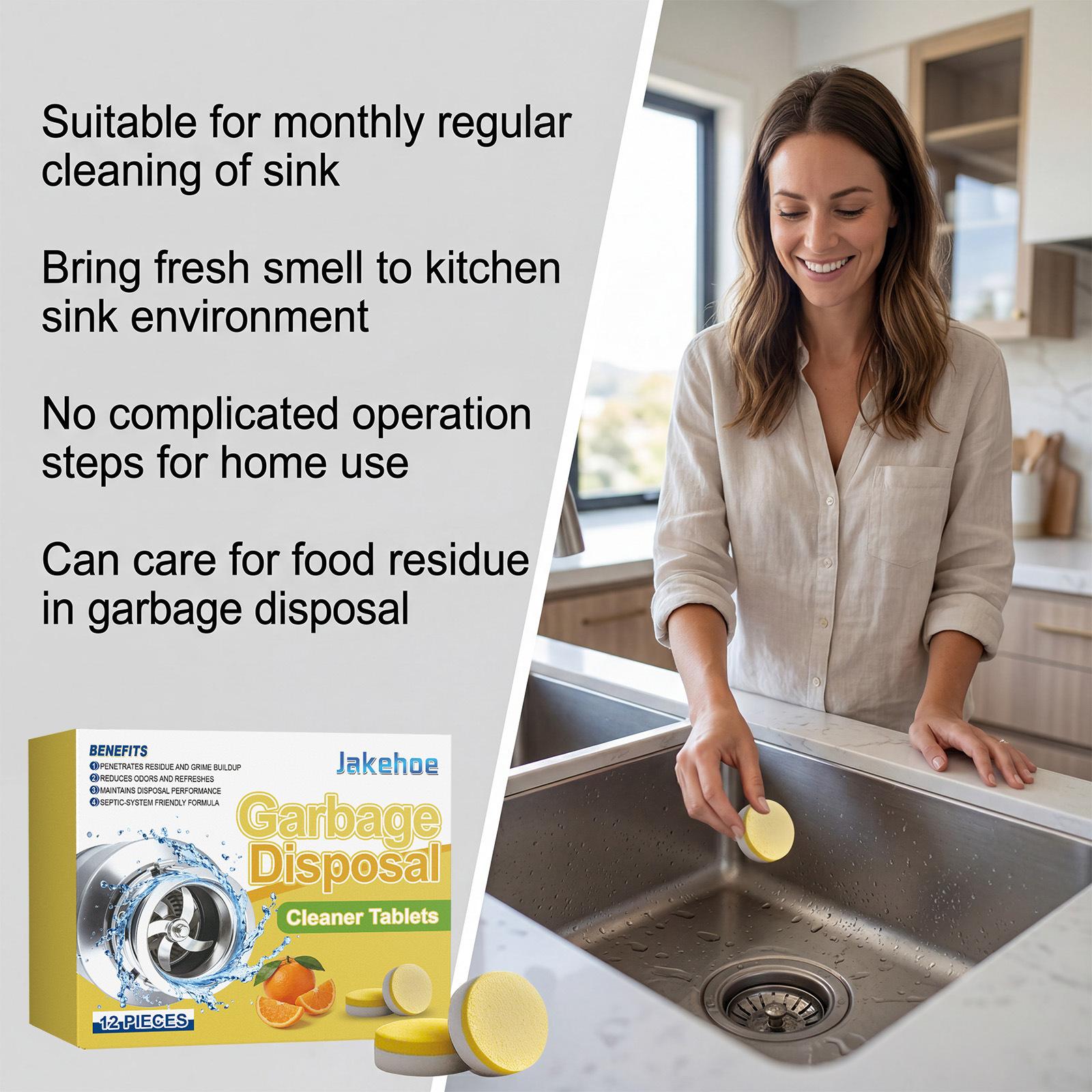 Sink Cleaning Deodorizing Tablets Daily Cleaning Kitchen Sink Dirt Fragrance Deodorizing Tablets