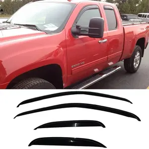 For 2007-2014 Chevy Silverado GMC Sierra Extended Cab Window Visors Vent 4PCS