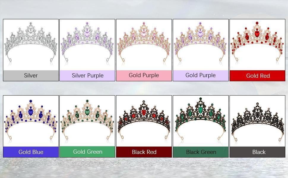 Crown, Tiaras for Women, Crowns for Women, Princess Crown,Pink Crown,Pink Tiara,Queen Crown,Crystal Crown,Wedding Tiaras for Bride Prom Birthday Party Hair Accessories,Rhinestone Headband Tiara Gifts