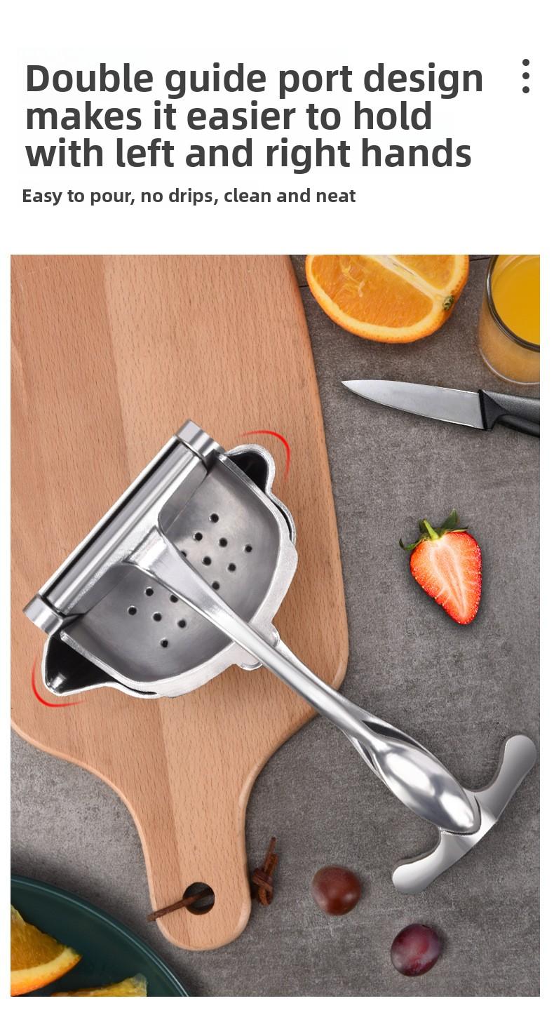 Premium multifunctional manual juicer for sugar cane, pomegranate, and orange; home-use fruit press and lemon juicer