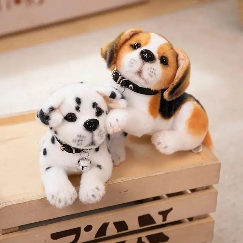 New and High-Quality Dalmatian Spotted Puppy Plush Toy - PP Cotton Stuffed Doll, Cute Realistic Design, Kids Birthday Gift, House Decoration (Toys & Hobbies)