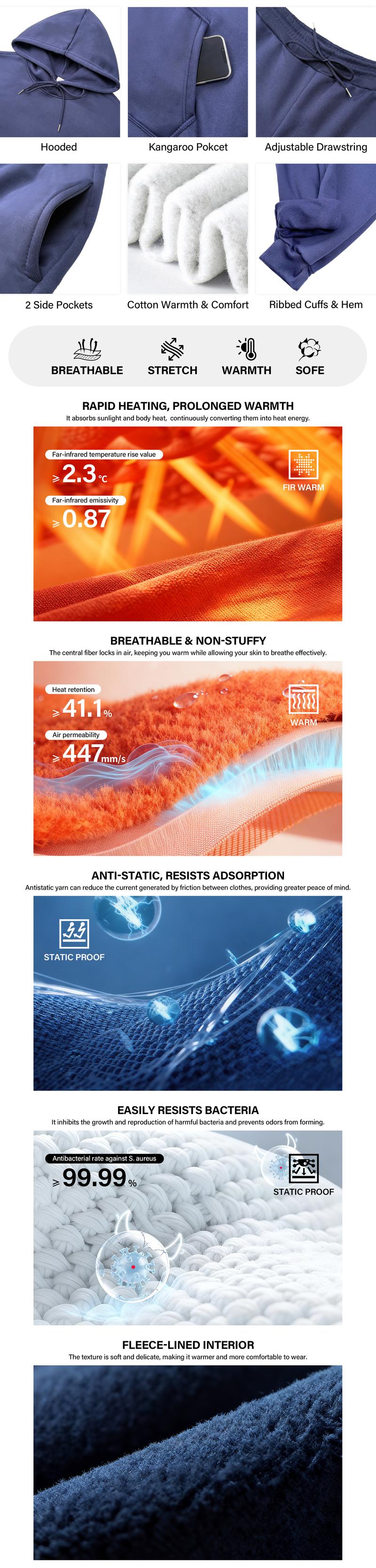 Men's Polo Pattern Print Hoodie and Drawstring Sweatpants Set, Menswear, Casual Athletic Long Sleeve Hooded Jacket & Trousers for Fall & Winter, Men's Clothing for Daily Wear, Sportswear Indoor Outdoor, Tracksuit, Athleisure