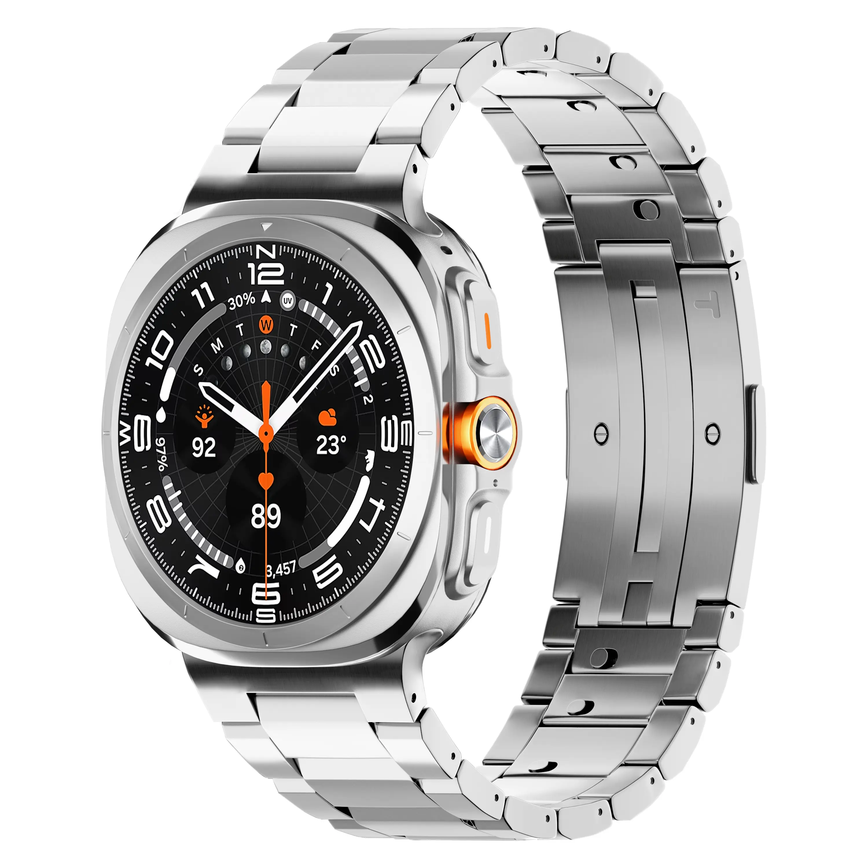 Samsung Galaxy Watch 9/8 Classic Band 46mm 44mm (2026)| Titanium Metal Strap | GORPIN