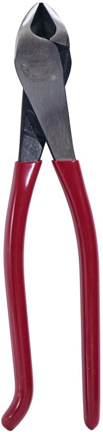 9-Inch Diagonal Cutting Pliers with High Leverage Design, Ideal for Rebar Cutting and Bending
