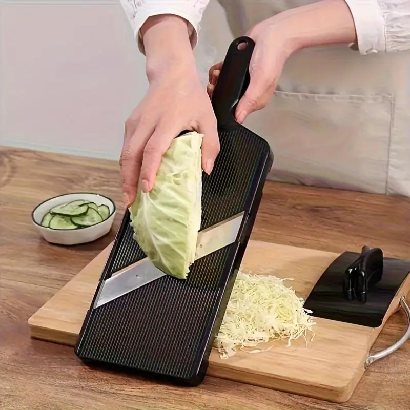 Multifunctional Cabbage Slicer & Scraper, Kitchen Utensil Vegetable Slicer Dicer Shredder, Easy-Clean Gadget for Salads, Coleslaw