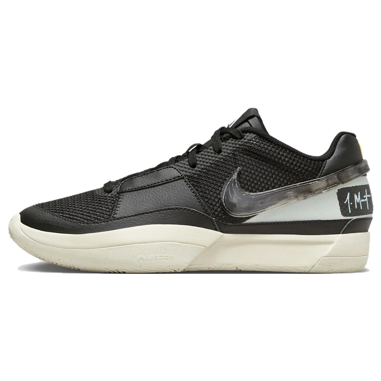 Nike Ja 1 Morant Signature Basketball Shoes for Men – Black and Silver Smoke Edition Verifiable, with credentials and supporting global authentication