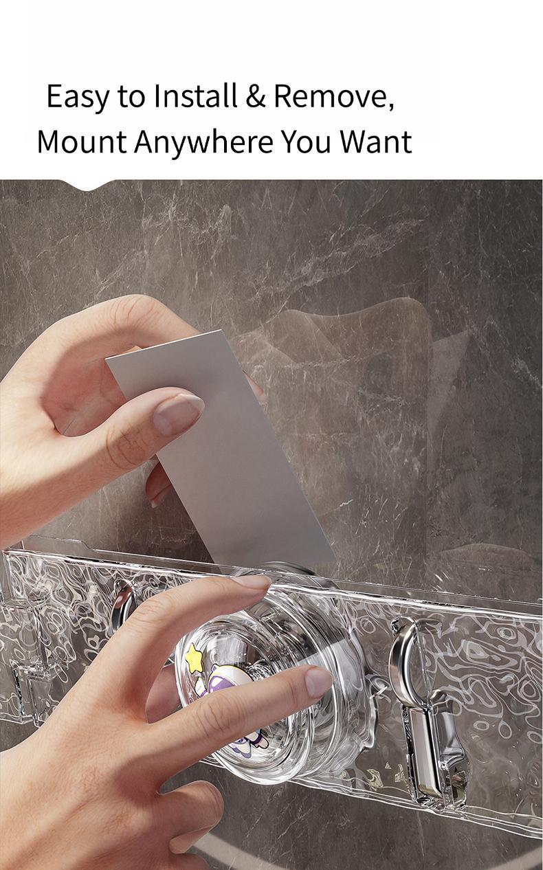 Multi-Scene Foldable Suction Hooks - Corner Design & Hidden Storage Solution