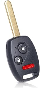 Key Fob Remote Replacement Fits for Honda Pilot 2009 2010 2011 2012 2013 2014 2015 / Accord (Sedan Only) 2008-2012 KR55WK49308 Keyless Entry Remote Control 35118-TA0-A00
