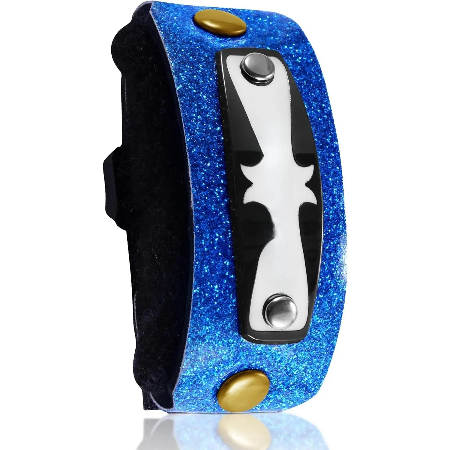 Guitar String Mute Dampener, Fretboard Muting Wraps with -in Pick Holder for Electric Acoustic Guitar Bass, Adjustable  Wrap String Muters for Recording and Tapping GGF-03 Blue