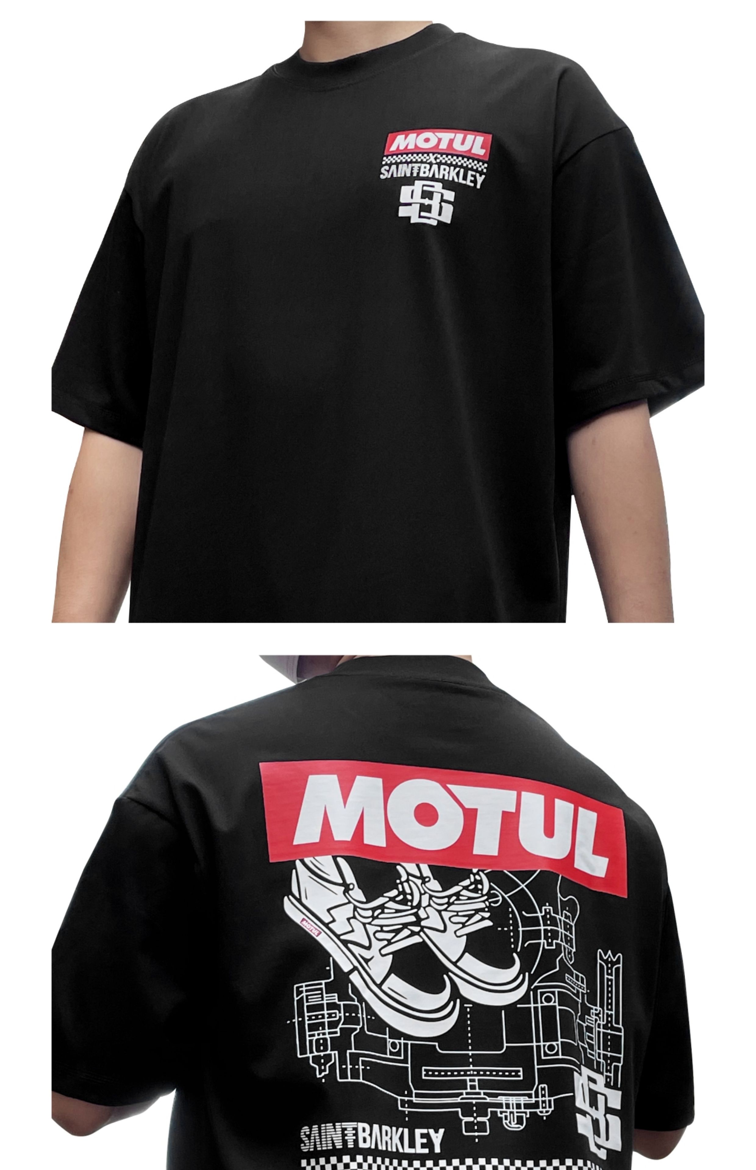 180gJDM Short Sleeves Mott Engine Oil T-shirt Skateboarding Shoes Clothing Automotive Culture Shirt