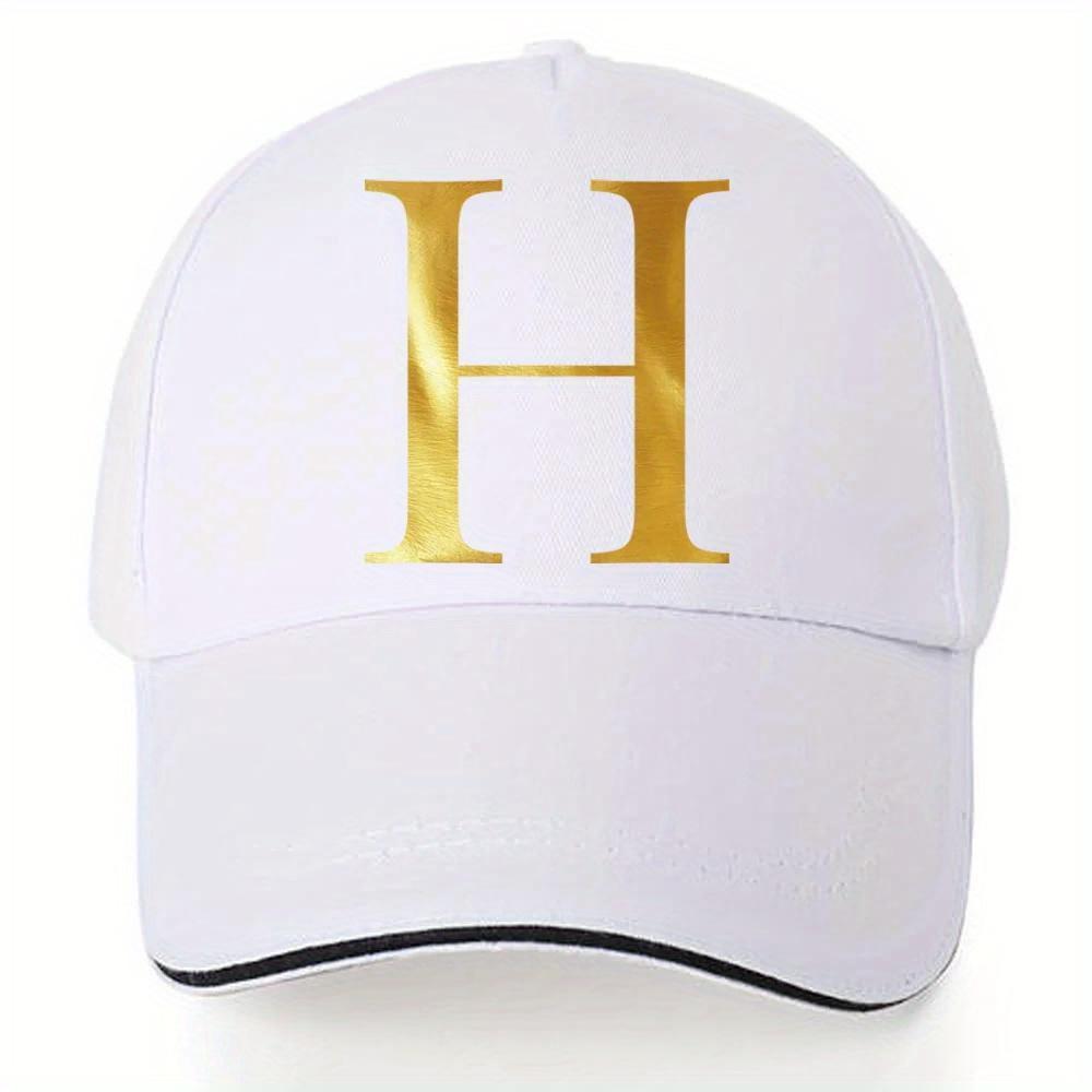 [Lightweight Baseball Cap] Lightweight Baseball Cap |   Adjustable Shoulder Strap, Breathable And Quick Drying - Customizable Golden Letter Design, Suitable for Outdoor Sports And Travel
