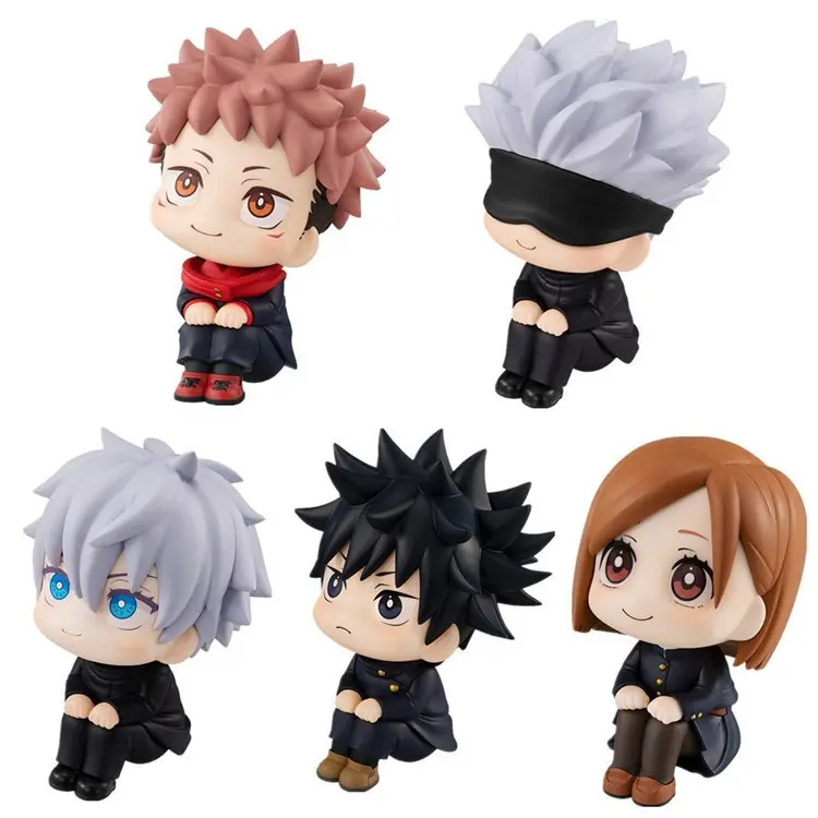Chibi Jujutsu Kaisen Mini Figures Wholesale - Satoru Gojo & Yuji Itadori Gacha Blind Box, Car & Cake Ornament, Stress Relief Classic Novelty Toy