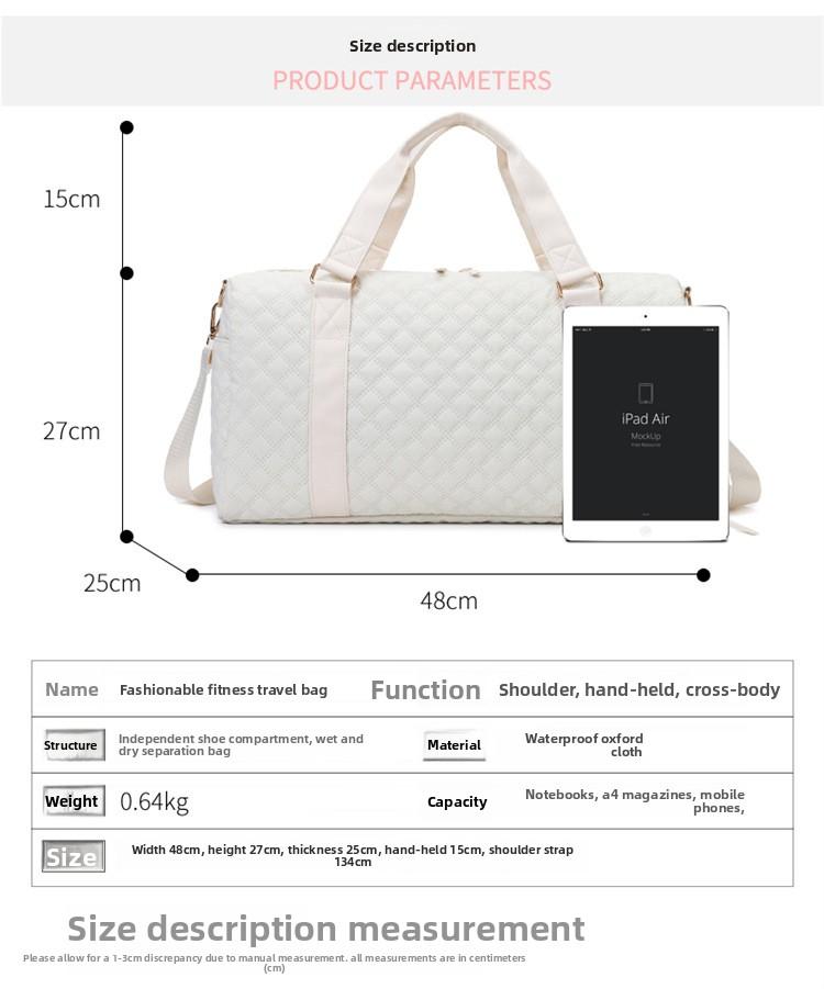 2026 New Luggage Bag Travel Bag Lightweight Student Accommodation Clothing Storage Bag Outdoor Sports Yoga Fitness Bag
