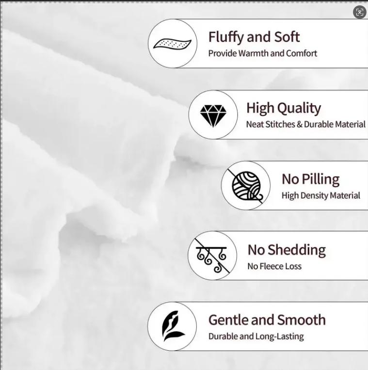 Cartoon Miffy Blanket Kawaii Flannel Office Siesta Shawl Cute Student Dormitory White Blanket