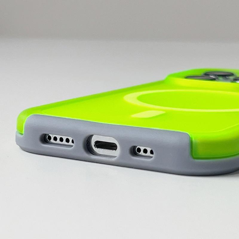 Magnetic Neon Color Matte Translucent Armor Shockproof Case For iPhone 17 16 13 12 14 15 Pro Max For Magsafe Wireless Charge Cover