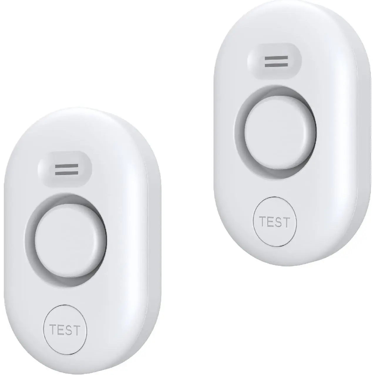 Water Leak Detector Alarm with Sensor - Smart Home Water Flooding Monitor, Adjustable Wet Moisture Alert for Sink Overflow, Pipe Leakage Drip Detection Warning for Basement Floor (2 Pack)