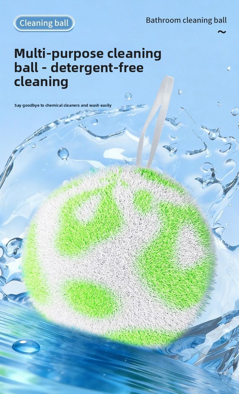 Bathroom Sink Cleaning Ball Scrubber Countertop Tub Brush for Washbasin Cleaning Multi - Purpose Bathroom Cleaning Tool