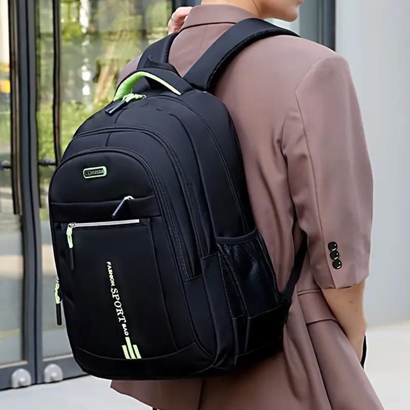 Seamless Transition Backpack for the Busy Professional Large Capacity Durable Casual Backpack for Office School and Business Trips Featuring a Dedicated Padded Laptop Compartment