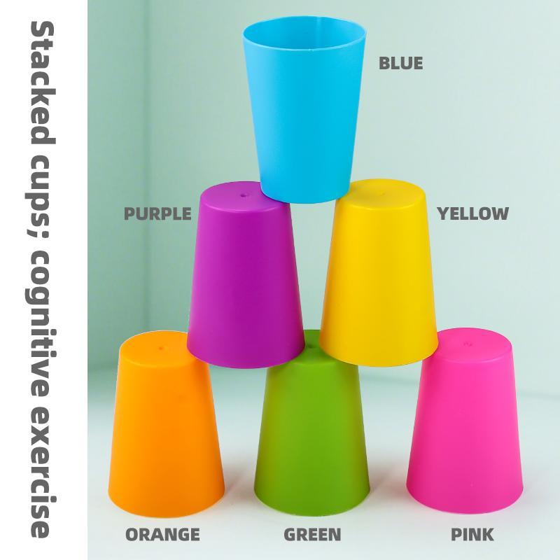 Educational 2 Player Stacking Cups Game - Interactive Battle Puzzle for Family Fun