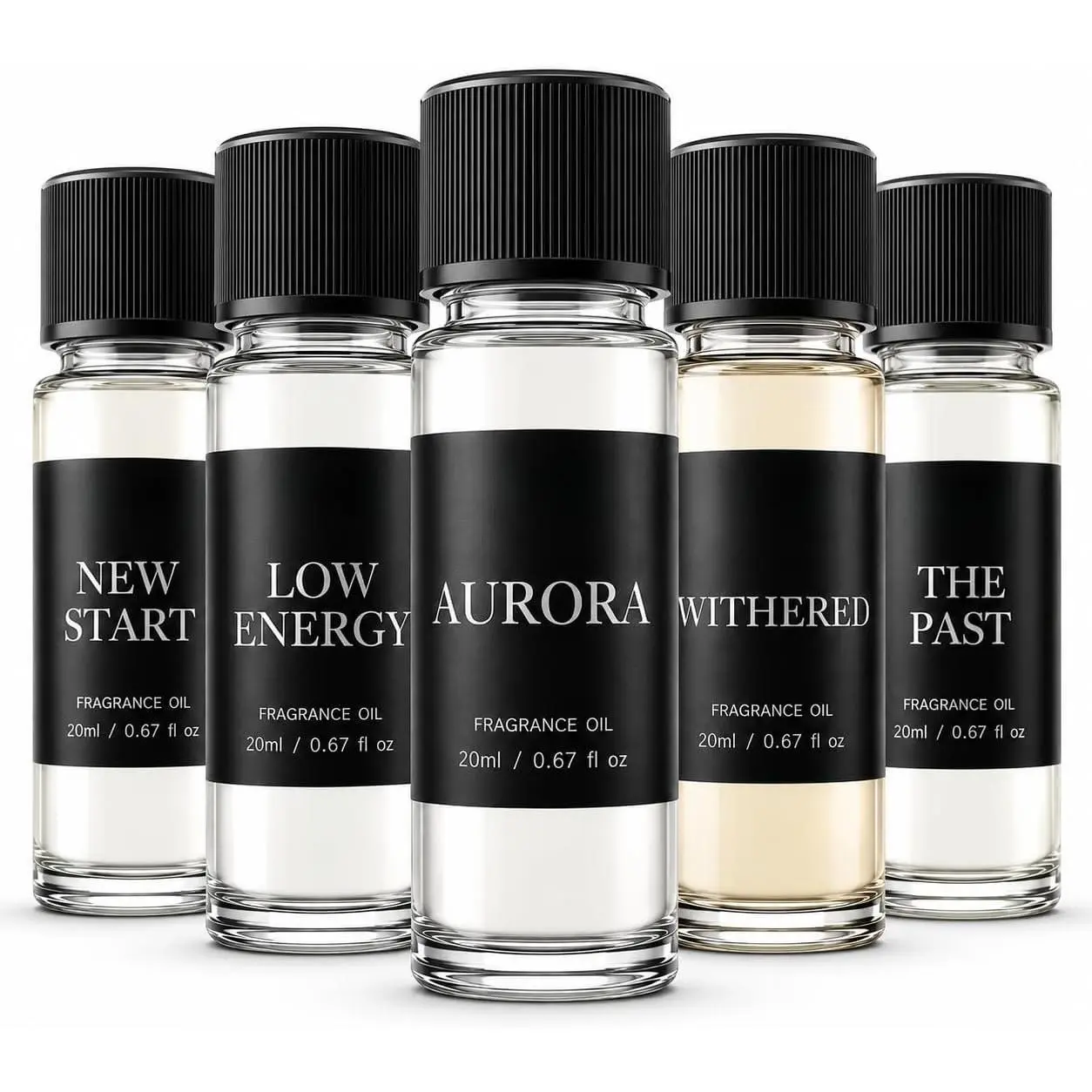 Hotel Diffuser Oil Set, 5 Scents, 5 x 20 mL | Five hotel-inspired  oil blends for waterless and cold-air diffusers, designed for , office and - use.