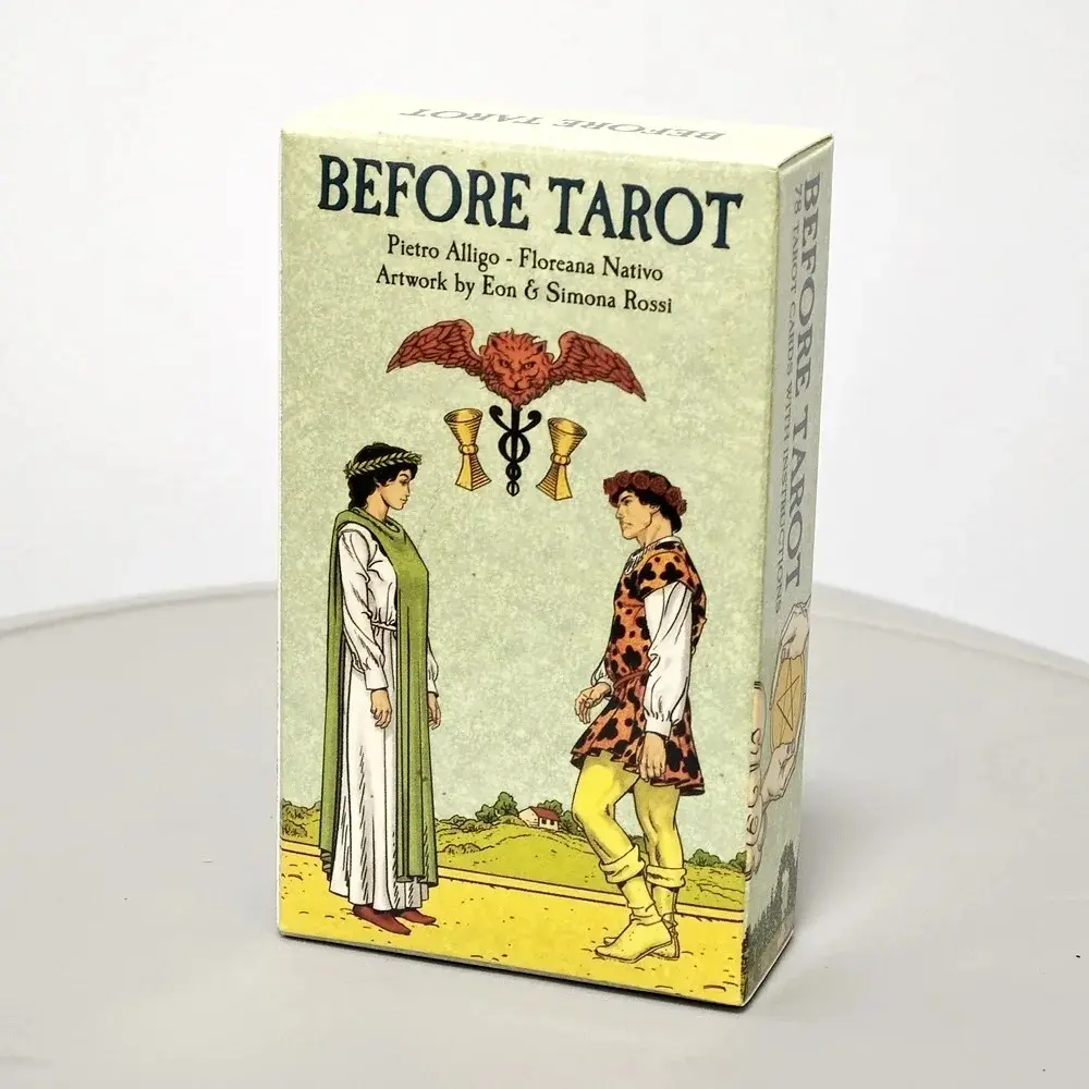 Before Tarot Cards 78 Oracle Cards, Divination Board Game for Beginners, Portable Fortune-Telling Game, Easter Christmas Halloween Gift