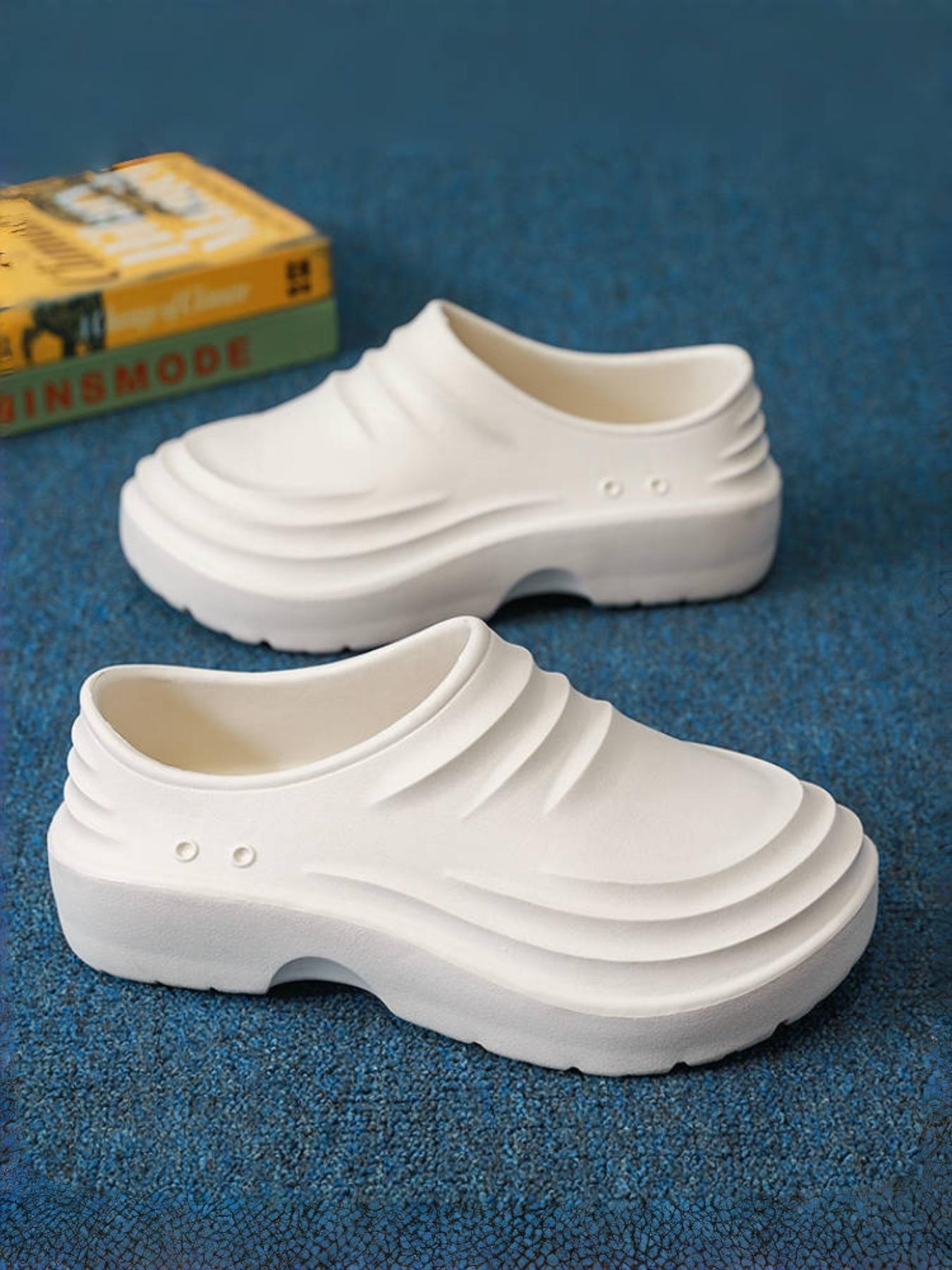 Unisex's Anti-slip Waterproof & Oil-proof Clogs, Casual Comfortable Breathable Clogs for Kitchen Work, Fashionable Shoes for Indoor & Outdoor Wear, Boy