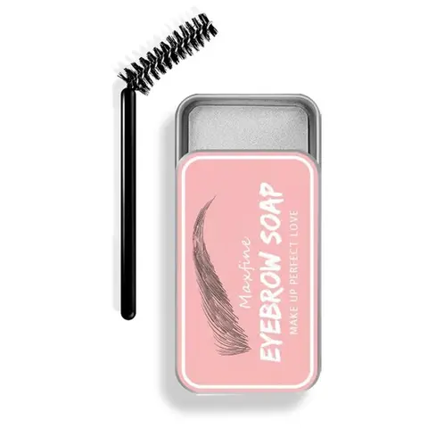 Clear Eyebrow Wax & Eyebrow Brush, Eyebrow Styling Soap with Brush, Long Lasting Eyebrows Styling Wax Brow Setting Gel, Brow Makeup Products, Cosmetic Beauty Gift