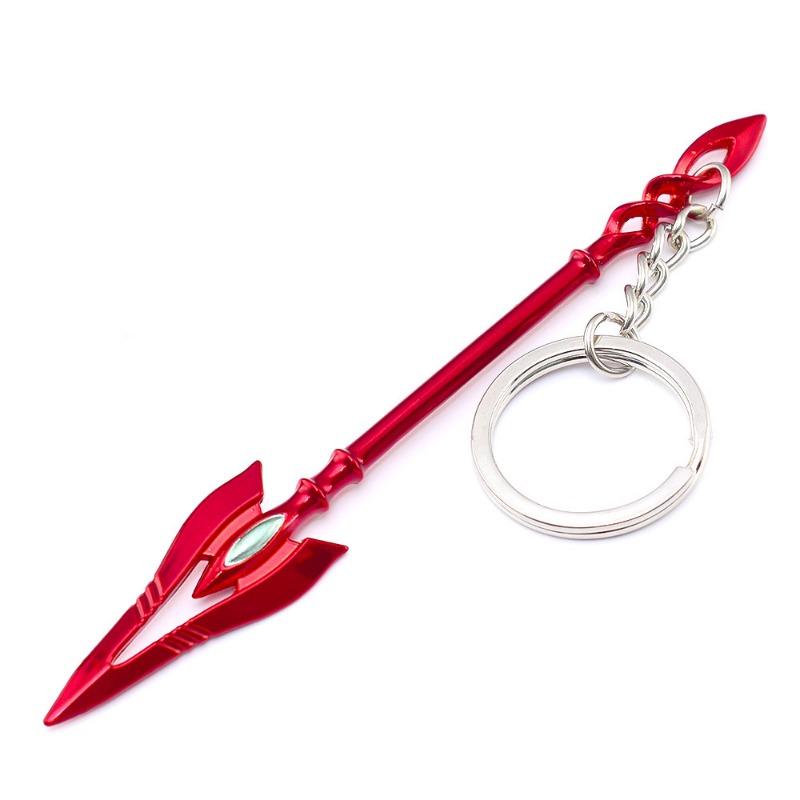 Evangelion Spear of Longinus Keychain Action Figure 12cm Backpack Pendant Creativity Motorcycle Car Key Ring Accessories Gift