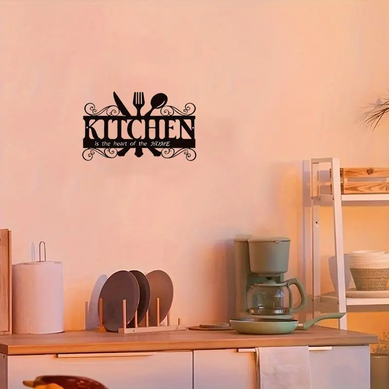 Kitchen Themed Wall Art, Unique Artwork, Metal Hanging Sign, Easy Installation, Indoor Outdoor Decoration, Decoration Items, Home Kitchen Dining Room Decor