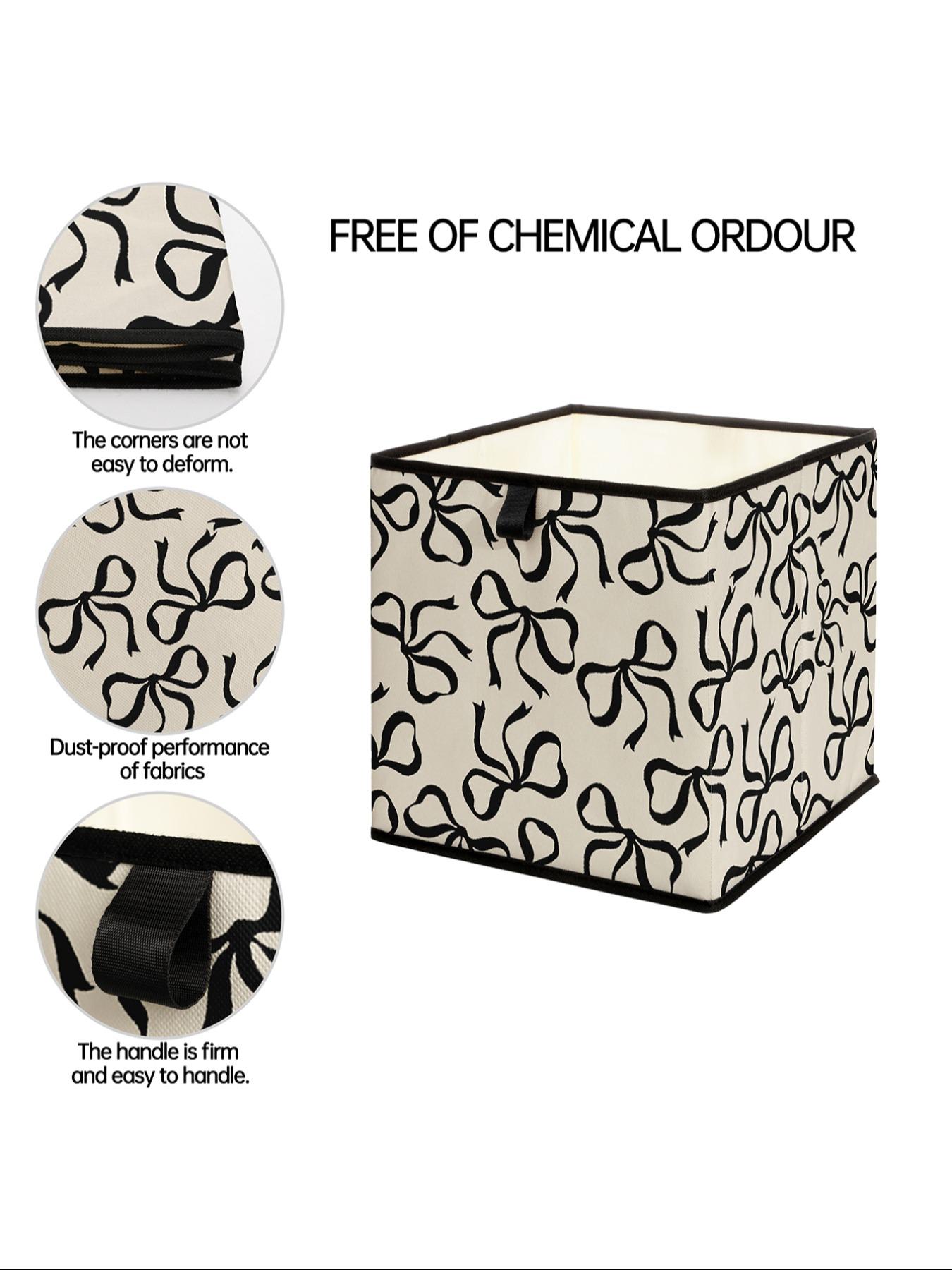 Butterfly Pattern Open Storage Box, Stackable Drawer Organizer, Durable Multi-Functional Design for Home Dorm Room Organization, Space Saving Organizer