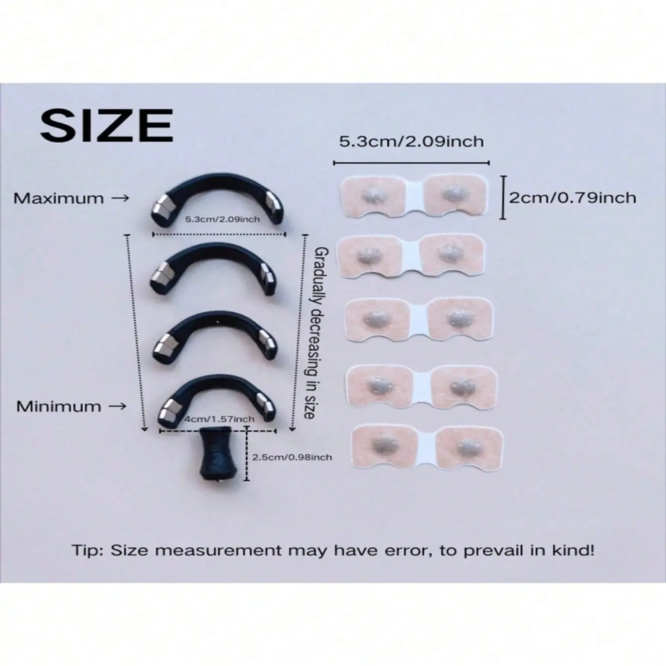 Magnetic Nasal Dilator - External Breathing Patch, Unisex, Enhanced Ventilation, Magnetic Nasal Strap | Adjustable Nasal Patch | Soft Touch