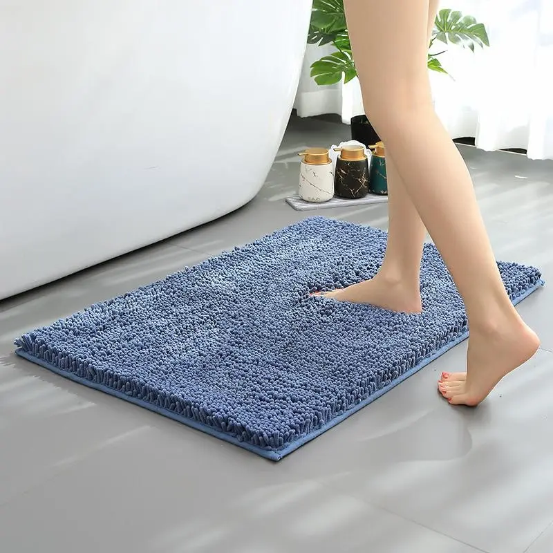 Super Soft Absorbent Chenille Bath Mat, Bathroom Rug, 31x20 Inch, Home Decor Accessory for Bathtub and Shower Floor