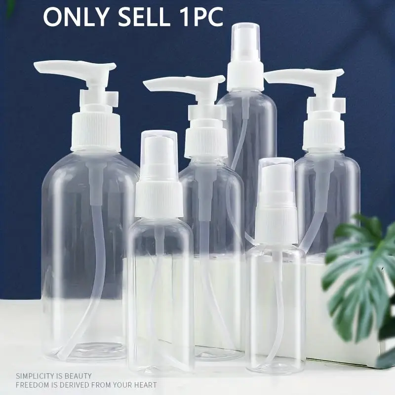 Manual pump dispenser bottle - Reusable pump bottle, suitable for perfumes, essential oils and skin care products