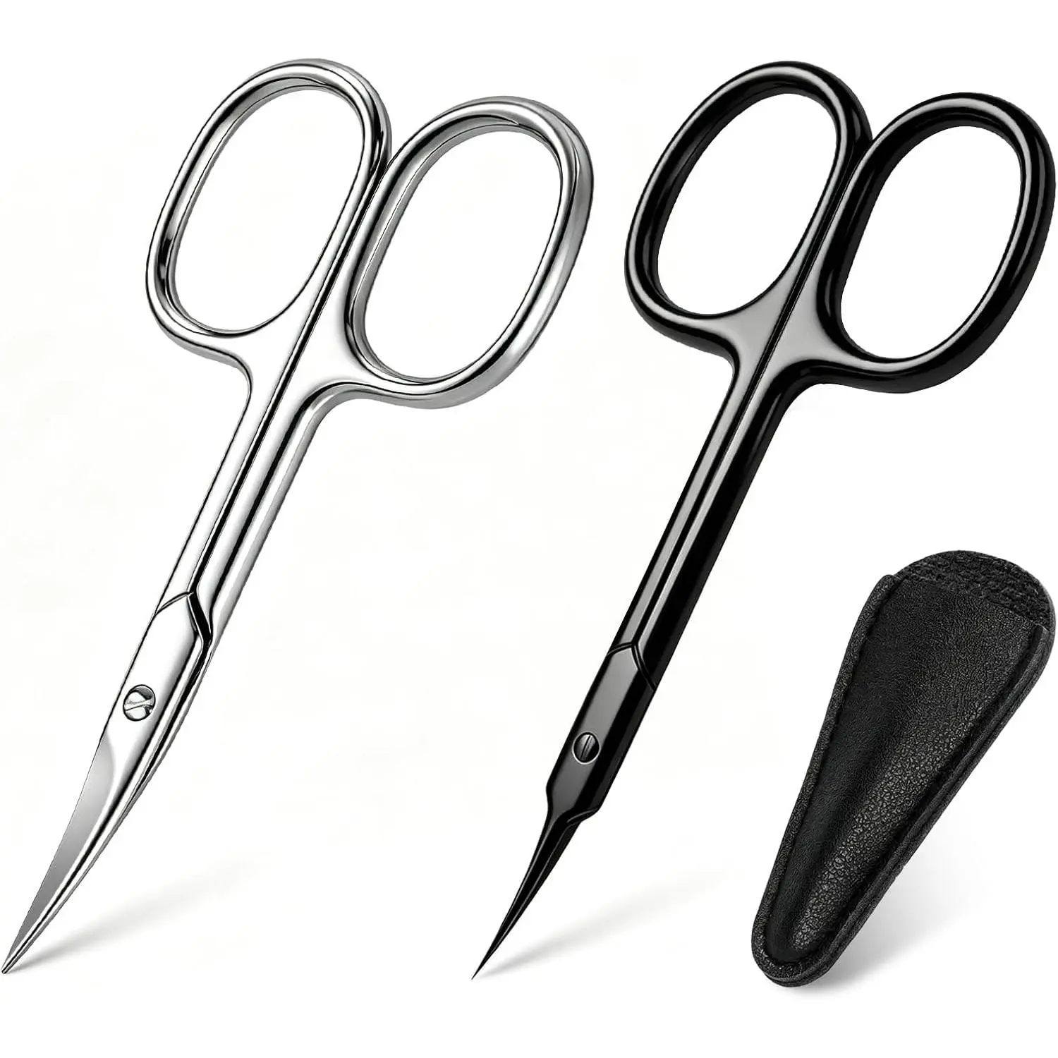 Cuticle , Small  Scissor for Eyebrow Mustache Manicure, 2 count