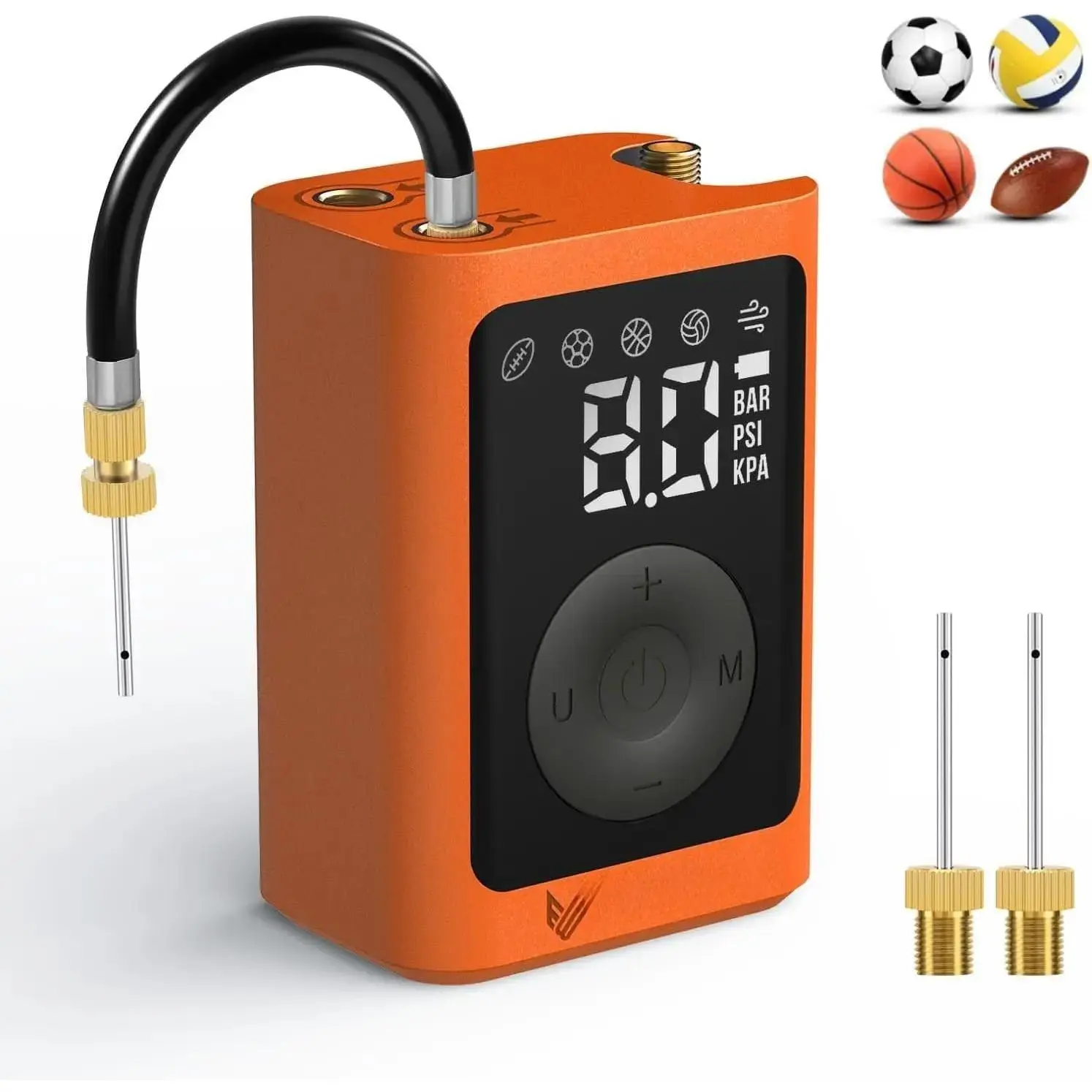 P300 Plus Ball Pump, Electric Basketball Pump Inflation and Deflation, with 3200 mAh Rechargeable , Air Pump for   Balls HahZen SPORT