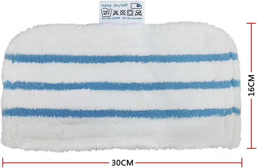 5 Pack Washable Pads Replacement/Fit for  Steam Mop 1600 Series, HSMC1300FX HSMC1321 HSMC1361SGP BDH1855SM BDH1760SM BDH1765SM BDH1720SM BDH1725SM Model # SMP20