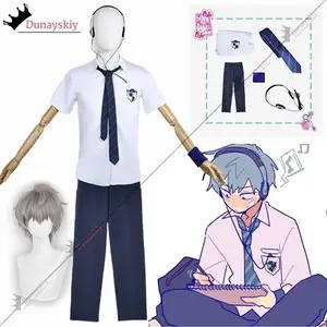 Alien Stage Till Cosplay Costume Wig Tshirt Campus Attire COS Anime/Halloween Carnival Role-playing Uniform Unisex Outfit8